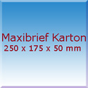 Maxibrief Karton 250x175x50mm